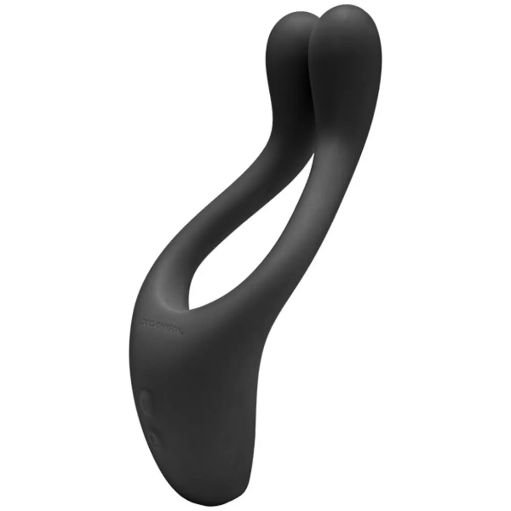 TRYST Multi Erogenous Silicone Rechargeable Couples Massager -BK